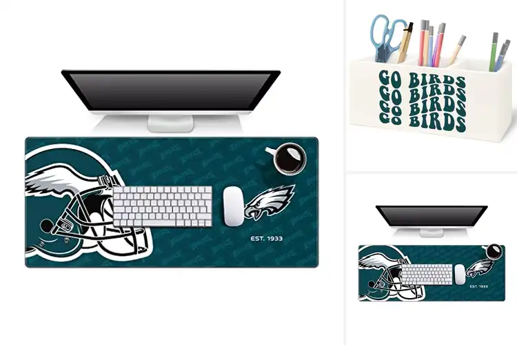Detailed view of Best Eagles Desk Decor