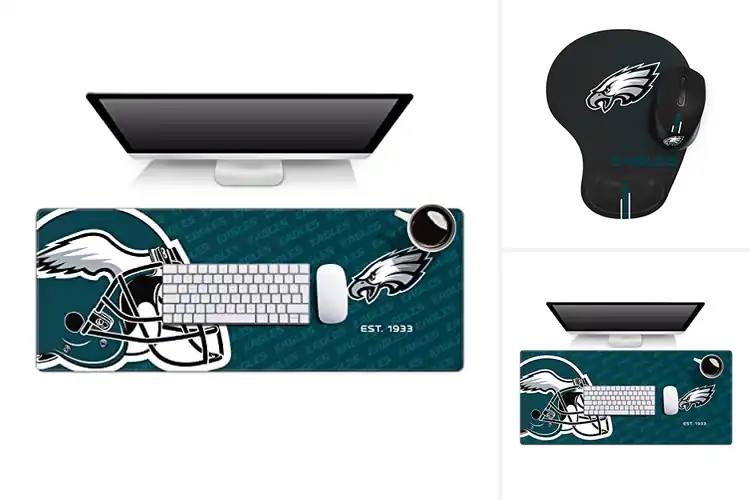 Detailed view of Best Eagles Mouse Pads