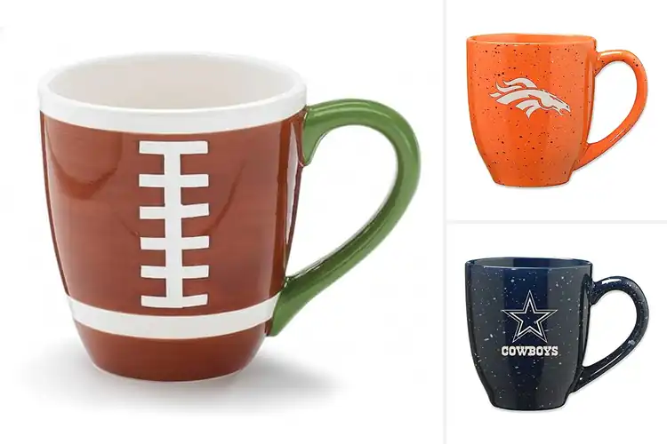 Detailed view of Best Football Fan Mugs: Kickstart Your Morning Game