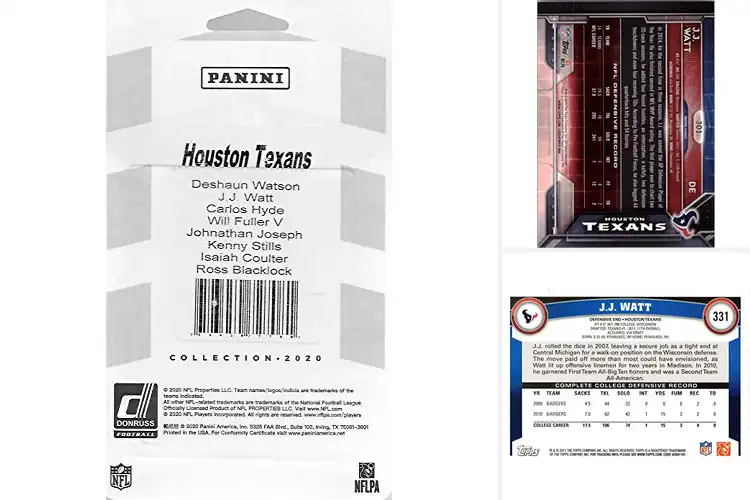Detailed view of Best JJ Watt Cards: Top 10 Must-Haves for Your Collection
