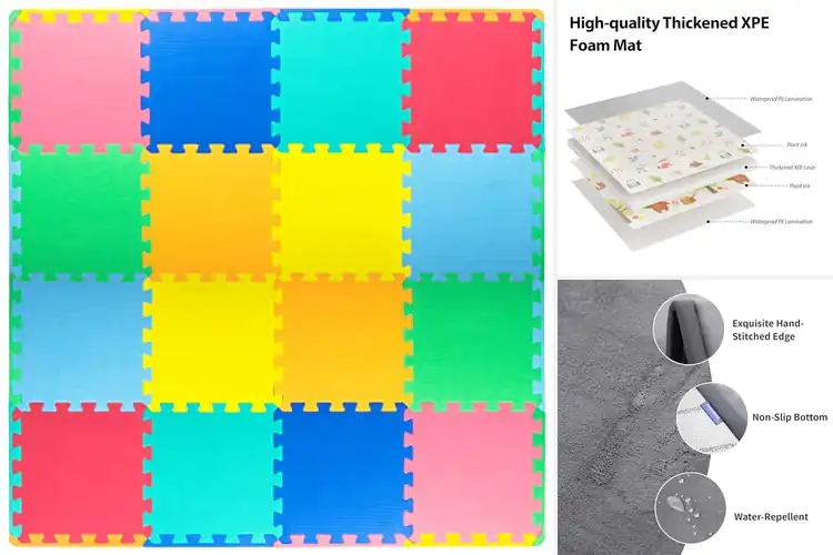 Detailed view of Best Kids Mats: 10 Safe, Comfy Picks for Playtime Learning