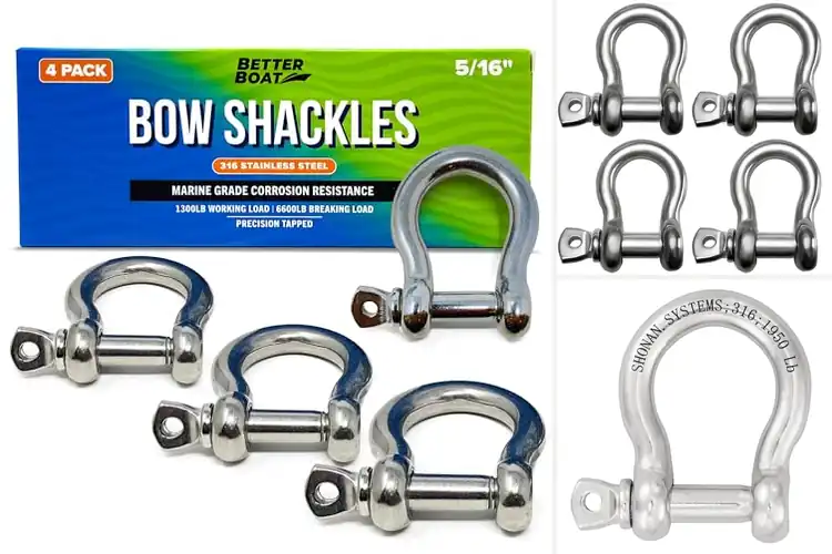 Detailed view of Best Marine Grade Shackles: Top 10 Saltwater-Proven Picks