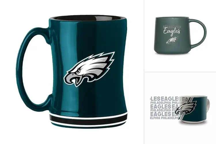 Detailed view of Best Philadelphia Eagles Coffee Mugs